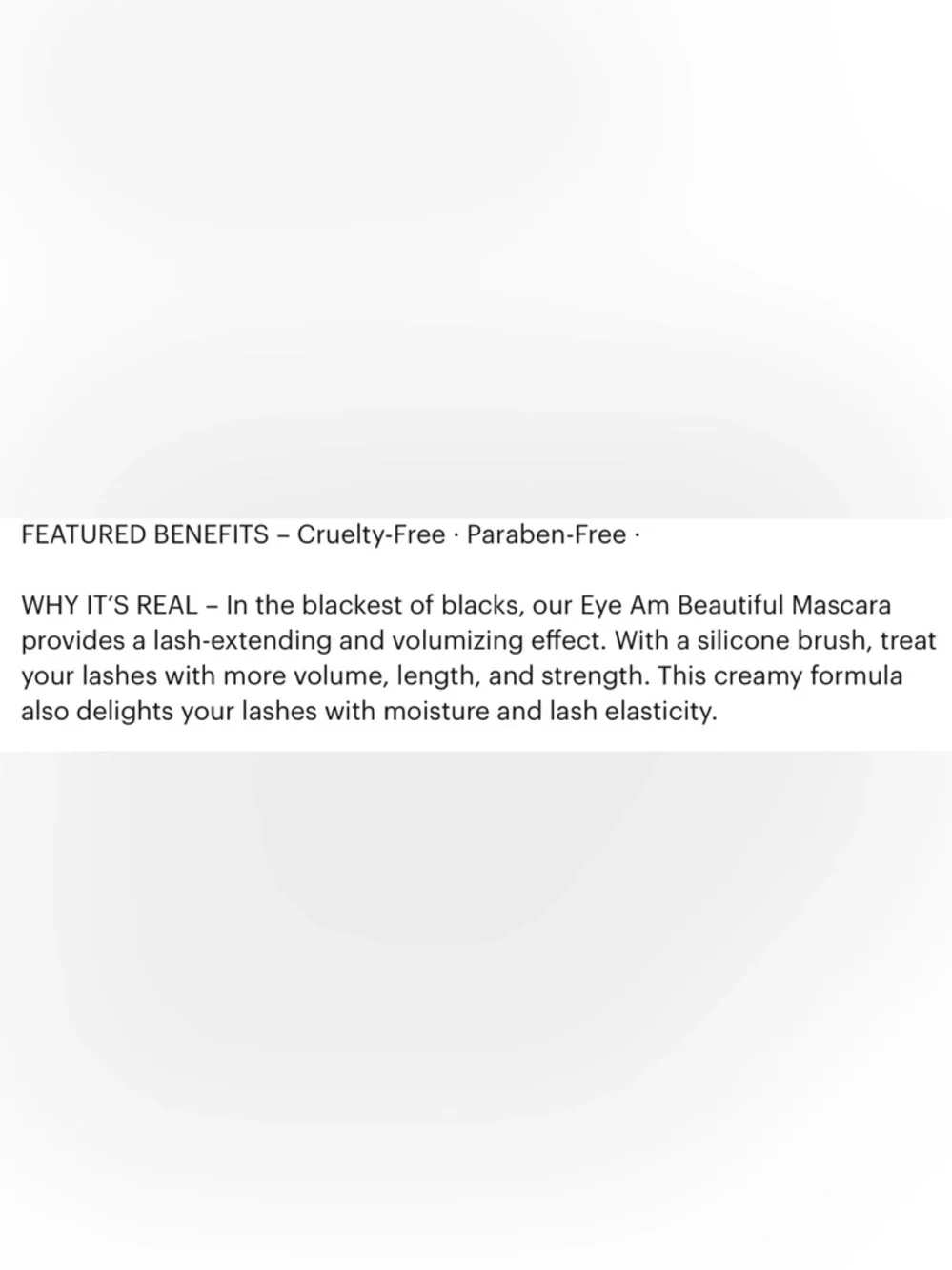REALHER Eye AM Beautiful Full Volume Mascara
